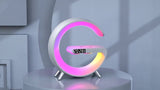 New Intelligent Bluetooth Speaker, Projection Lamp, Rechargeable Bedside Night Light, Sunrise, Wake-Up Lamp, Polar Atmosphere Table Lamp and Wireless