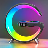 New Intelligent Bluetooth Speaker, Projection Lamp, Rechargeable Bedside Night Light, Sunrise, Wake-Up Lamp, Polar Atmosphere Table Lamp and Wireless