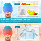 Form Fitting Gel Ice Headache/Migraine/Sinus Relief Hat