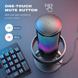 Microphone USB Streaming Video Recording