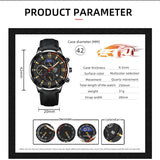 Men Sports Watch Stainless Steel Quartz
