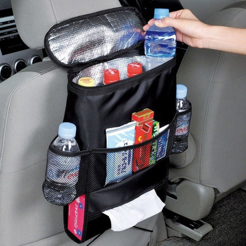 Back Seat Multi-Pocket Ice Pack Bag Organizer