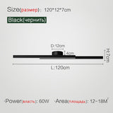 Black chandelier led ceiling light