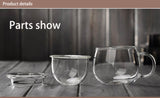 Heat Resistant High Temperature Explosion Proof Glass Tea Infuser