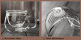 Heat Resistant High Temperature Explosion Proof Glass Tea Infuser