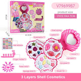 Kids Cosmetics Make Up Set Washable Beauty Makeup Box