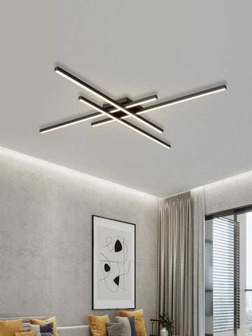 Black chandelier led ceiling light