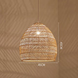 HAVEN HAND WOVEN RATTAN LED PENDANT LIGHT