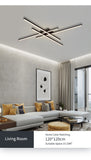 Black chandelier led ceiling light