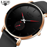 LIGE Ultra-Thin Mens Luxury Sport Watch