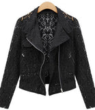 Lace Biker Jacket