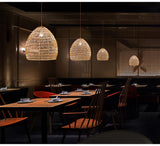 HAVEN HAND WOVEN RATTAN LED PENDANT LIGHT