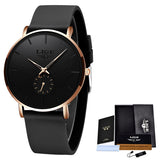 LIGE Ultra-Thin Mens Luxury Sport Watch