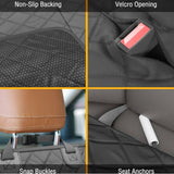 Dog Car Seat Cover 100% Waterproof Pet Dog Travel Mat Hammock For Small Medium Large Dogs Travel Car Rear Back Seat Safety Pad