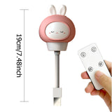 Cute Chlidren LED/USB Night Light Lamp - Remote Control