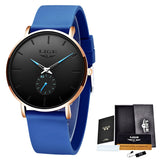 LIGE Ultra-Thin Mens Luxury Sport Watch