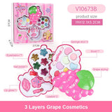 Kids Cosmetics Make Up Set Washable Beauty Makeup Box