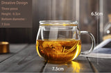 Heat Resistant High Temperature Explosion Proof Glass Tea Infuser