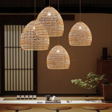HAVEN HAND WOVEN RATTAN LED PENDANT LIGHT