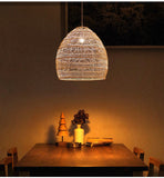 HAVEN HAND WOVEN RATTAN LED PENDANT LIGHT