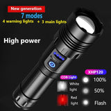 Super XHP120 Most Powerful Led Flashlight