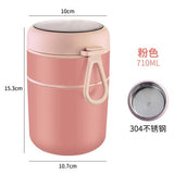 Mini Portable Food Thermal Jar With Spoon