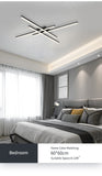 Black chandelier led ceiling light