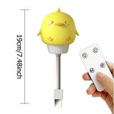 Cute Chlidren LED/USB Night Light Lamp - Remote Control