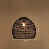 HAVEN HAND WOVEN RATTAN LED PENDANT LIGHT