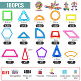 ZKZC 21-142pcs Big Size Magnetic Designer Magnet Building Blocks Construction Set Magnetic Bircks DIY Toys For Children Gifts