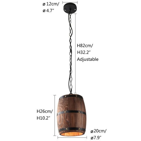 Ceiling Barrel Lamp