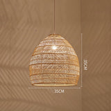 HAVEN HAND WOVEN RATTAN LED PENDANT LIGHT