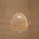 HAVEN HAND WOVEN RATTAN LED PENDANT LIGHT