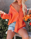 Spring Casual Linen Cotton Women Blouse