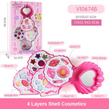 Kids Cosmetics Make Up Set Washable Beauty Makeup Box