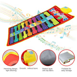 Piano Mat 4 Styles Double Row Multifunction Musical toy