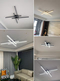 Black chandelier led ceiling light