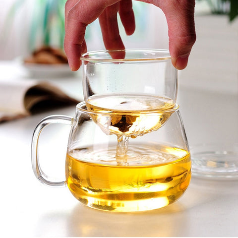 Heat Resistant High Temperature Explosion Proof Glass Tea Infuser