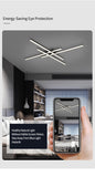 Black chandelier led ceiling light