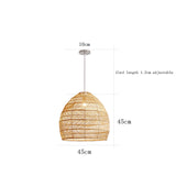 HAVEN HAND WOVEN RATTAN LED PENDANT LIGHT