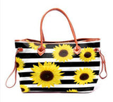 Large Capacity Tote Bag Mixed Color Tribal Hand Shoulder Bag