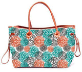 Large Capacity Tote Bag Mixed Color Tribal Hand Shoulder Bag