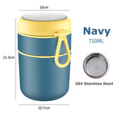 Mini Portable Food Thermal Jar With Spoon