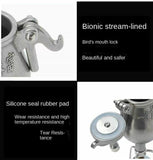 Hand Popcorn Machine Home Small 304 Stainless Steel Grain Amplifier Old-Fashioned Hand Cranked Mini Popcorn Pot
