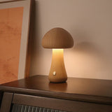 Cute Wooden Mushroom LED Lamp Light, Great for Bedside, Table Top or Children’s Room.