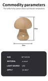 Cute Wooden Mushroom LED Lamp Light, Great for Bedside, Table Top or Children’s Room.