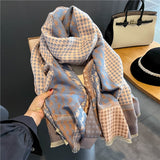Dual Thick Winter Floral Pashmina Shawls and Cashmere Wraps