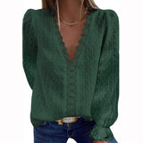 Women Summer Fashion Lace Patchwork Blouses