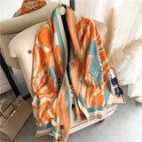 Dual Thick Winter Floral Pashmina Shawls and Cashmere Wraps