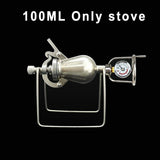 Hand Popcorn Machine Home Small 304 Stainless Steel Grain Amplifier Old-Fashioned Hand Cranked Mini Popcorn Pot